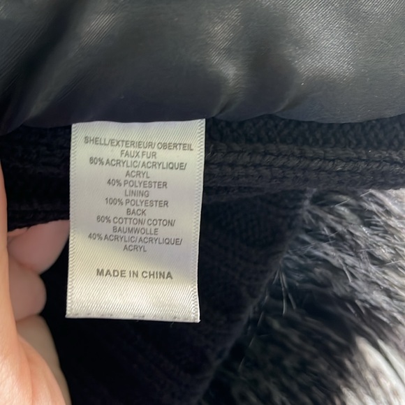 Adrianna Papell Faux fur sweater vest - Picture 6 of 9